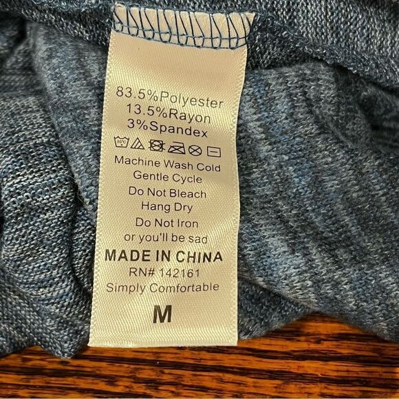 LuLaRoe Joy dark navy open sleeveless duster / sleeveless long cardigan - Picture 9 of 11